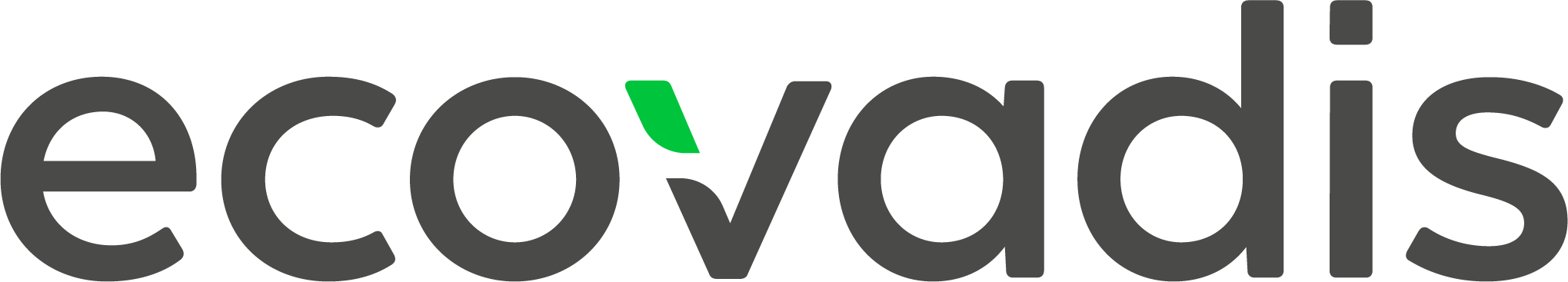 Ecovadis Logo Proud to be rated by Ecovadis
